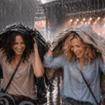 Sonja und Klara auf einem Konzert