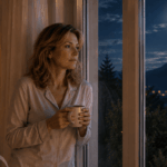 Sonja steht Nachts am Fenster, weil sie nicht schlafen kann